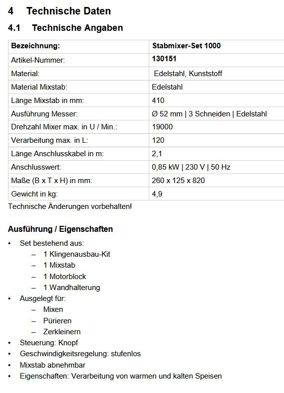 Stabmixer