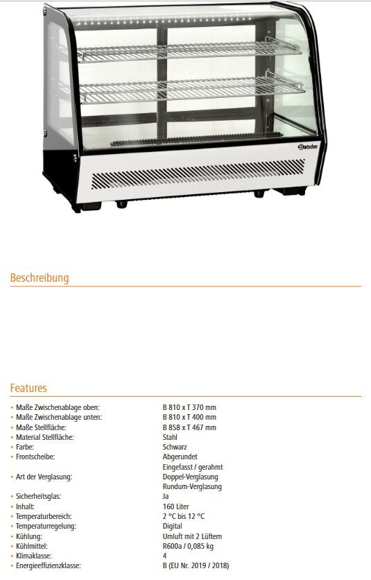 Kühlvitrine