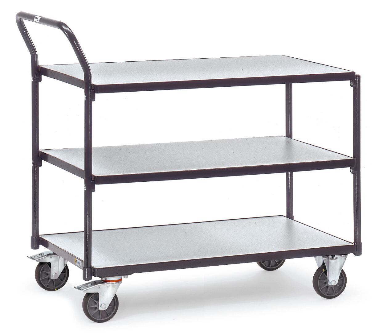 ESD-Tischwagen mit 3 Böden 1000x600 mm