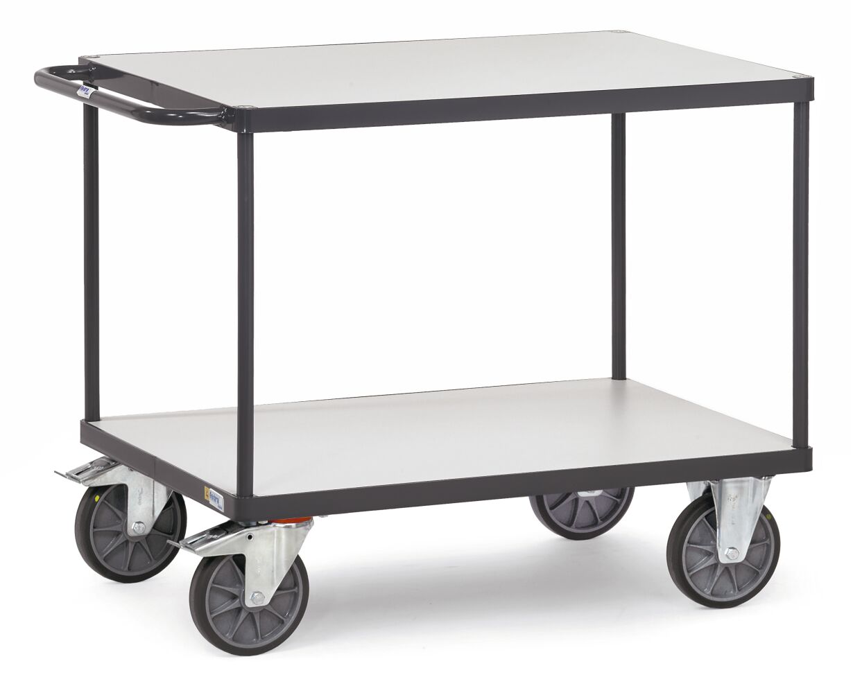 ESD-Tischwagen mit 2 Böden 1000x700 mm