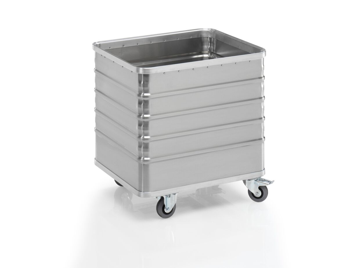 Aluminium-Transportwagen ohne Deckel, Volumen 223 Liter