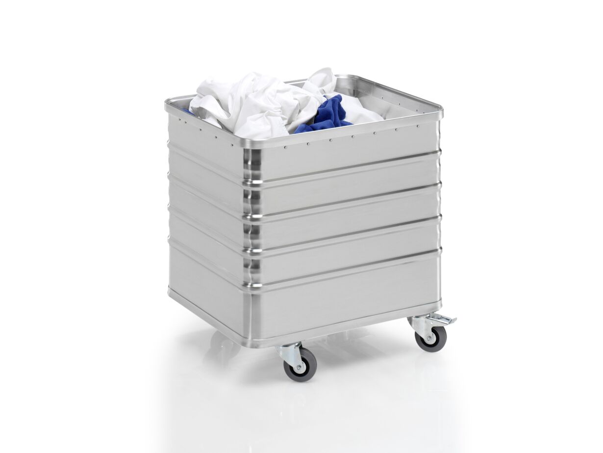 Aluminium-Transportwagen ohne Deckel, Volumen 223 Liter