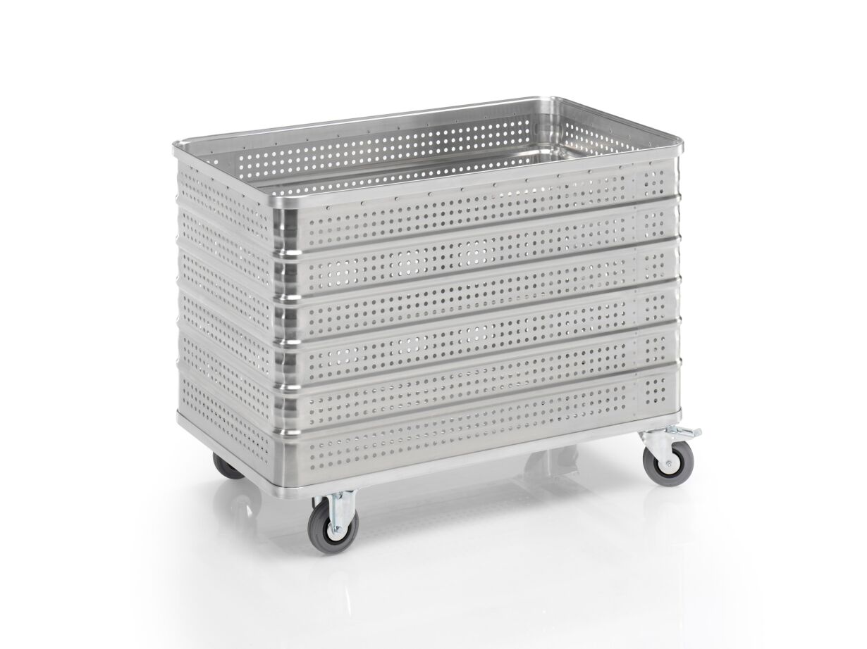 Aluminium-Transportwagen Inhalt 430 Liter. 