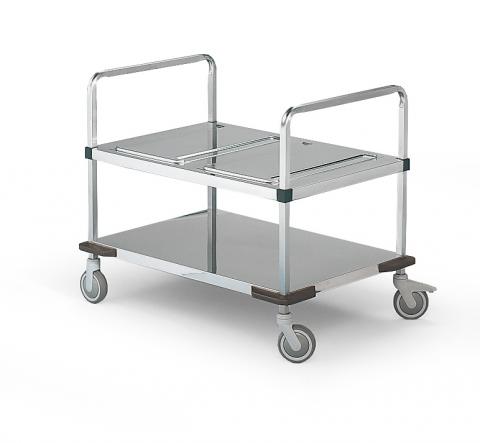 Transport- und Ausgabewagen für 2 Thermoporte 