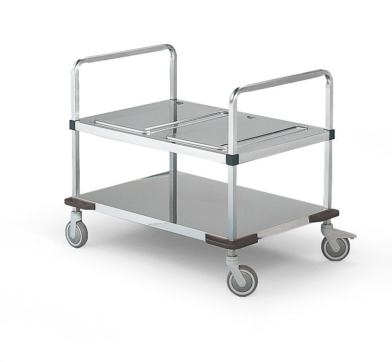 Transport- und Ausgabewagen für 2 Thermoporte 