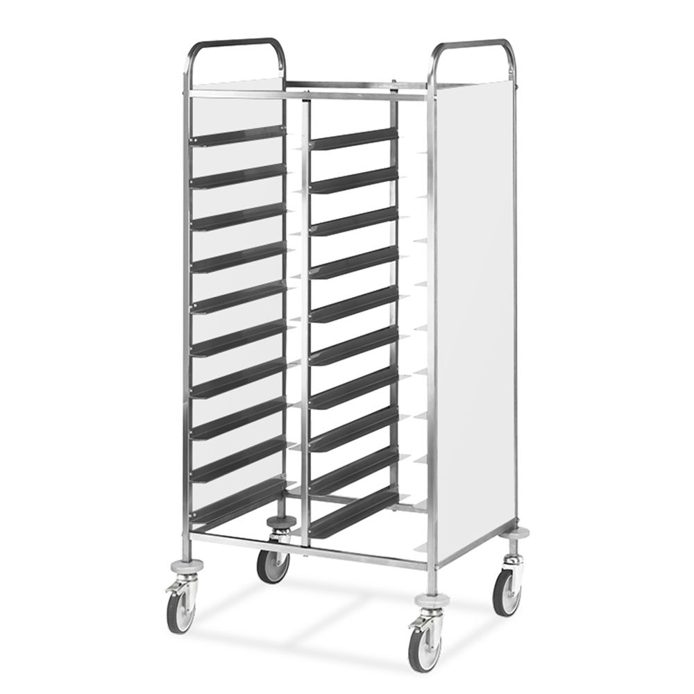 Tablettwagen für 20 GN - Weiß