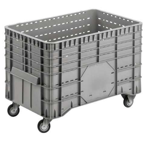 Großbehälter durchbrochen 300 Liter mit 4 Rollen