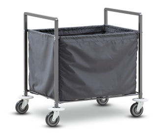 Sackwagen mit 240 Ltr. Wäschesack, montiert