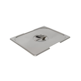 Flachdeckel 1/2 mit Griffausschnitt