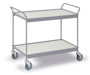 Servier- und Transportwagen mit 2 Borden 990x545mm