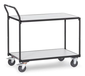 ESD-Tischwagen mit 2 Böden 850x500 mm