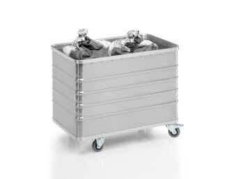 Aluminum-Transportwagen ohne Deckel