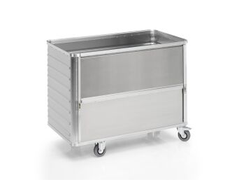 Aluminium-Transportwagen - mit absenkbarer Längswand
