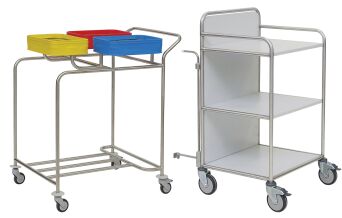 Stationswagen mit koppelbarem 3-fach Sammler