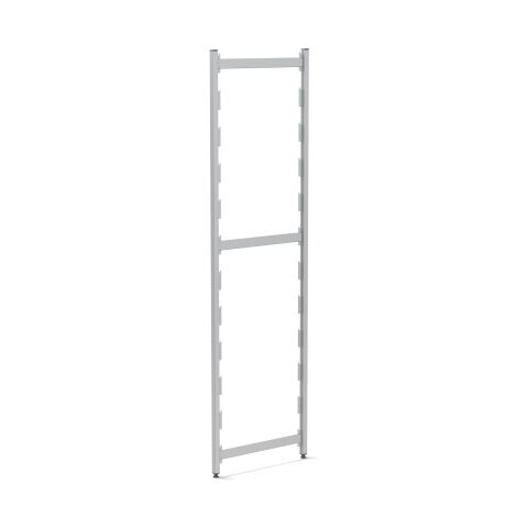 Regalständer 400x1600 mm hoch zu Aluminium-Standregal