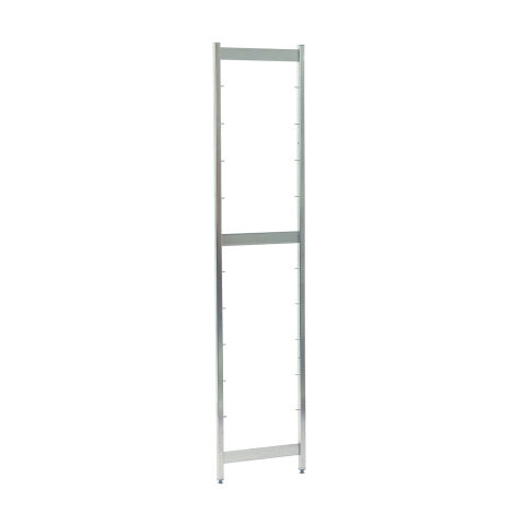 Regalständer 600x2000 mm hoch zu Edelstahl-Standregal