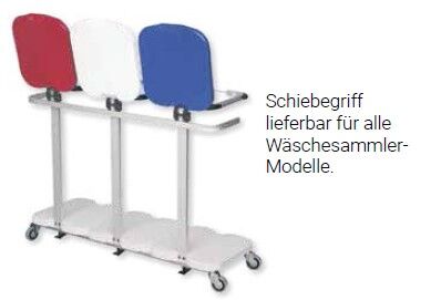 Schiebegriff für 2-fach Wäsche- und Wertstoffsammler
