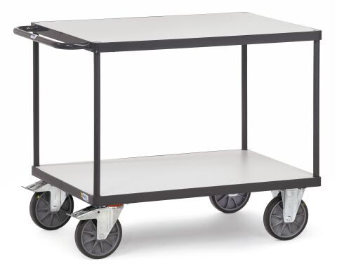 ESD-Tischwagen mit 2 Böden 1000x700 mm