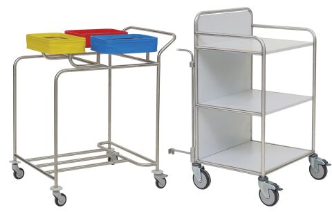 Stationswagen mit koppelbarem 3-fach Sammler