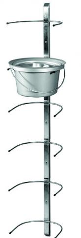 Wandhalterung für 6 Toiletteneimer