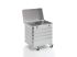 Aluminium-Transportwagen mit Deckel, Volumen 223 Liter